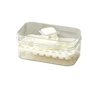 Bac A Glacons Avec 64 Cubes De Glace, GlaçOns Moule Avec Couvercles Incluant Un Couvercle Et Un RéCipient, Il Suffit D'Appuyer Pour LibéRer La Glace, 2 Niveaux, 1 Seau à glace Et Une Pelle