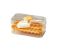 Bac A Glacons Avec 64 Cubes De Glace, GlaçOns Moule Avec Couvercles Incluant Un Couvercle Et Un RéCipient, Il Suffit D'Appuyer Pour LibéRer La Glace, 2 Niveaux, 1 Seau à glace Et Une Pelle