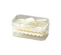 Bac A Glacons Avec 64 Cubes De Glace, GlaçOns Moule Avec Couvercles Incluant Un Couvercle Et Un RéCipient, Il Suffit D'Appuyer Pour LibéRer La Glace, 2 Niveaux, 1 Seau à glace Et Une Pelle