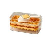 Bac A Glacons Avec 64 Cubes De Glace, GlaçOns Moule Avec Couvercles Incluant Un Couvercle Et Un RéCipient, Il Suffit D'Appuyer Pour LibéRer La Glace, 2 Niveaux, 1 Seau à glace Et Une Pelle