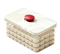 Bac À Glaçons Avec Bac De Rangement | PP Silicone 3 Niveaux 96 Grille Moule De Communiqué De Presse Conception De Couvercle Empilable | Récipient De Refroidissement De Boissons Easy Pop Cube Ma