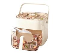 Bac à glaçons avec bac - Récipient portable à presse à cavité avec couvercle et bac, matériau en silicone flexible | Éjection par le bas, couvercle anti-fuite, rangement empilable pour jus, boissons,