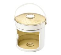 Bac à Glaçons avec Couvercle, 36 Cases Moules à Glaçons pour Congélateur avec Couvercle, Seau De Stockage Avec Type Pression Rotatif Démoulage Facile Pour Boissons Cubes De Glace Maison Whisky, Pour C