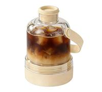 Bac à glaçons avec couvercle - 40 cl Silicone Facile Démoulage Portable - Pour Bouteille à Eau, Café Froid, Cocktail, Whisky | Pour boissons, cocktails, whiskey, apéritif, plage, pique-nique, camping,