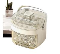 Bac à glaçons avec couvercle | Avec boîte et poignée Moules cubes | Seau à glaçons réutilisable facile à démouler pour extérieur, camping, bar, réfrigérateur, voyage, voiture, cuisine