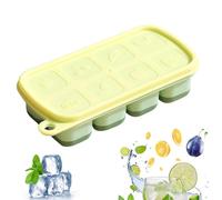 Bac à glaçons avec couvercle - Bac à glaçons couvert sans BPA, moule à glace empilable pour congélateur | Machine à glaçons durable pour congeler des boissons, des aliments pour bébés et plus encore,