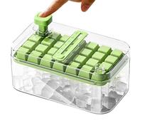 Bac À Glaçons Avec Couvercle Et Récipient, 56 Cubes De Glace Congélateur