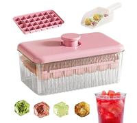 Bac à glaçons avec couvercle et récipient, moule à glace avec couvercle pour congélateur, accessoires de cuisine, ustensiles pour préparer des boissons froides comme le vin, le café et le bourbon