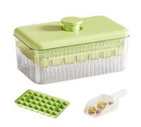 Bac À Glaçons Avec Couvercle - Moule À Glaçons Couvert Pour Congélateur,Accessoire Boissons Glacées Pour Vin Étudiants Plein Air Camping | Pour Maison Barman Événements Camping