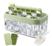 Bac à Glaçons avec Pelle et Boîte de Rangement, 28 Pièces de Glaçons, Démoulage Facile par Retournement, Refroidissement des Cocktails, Whisky, 1 Bac, 1 Boîte à Glace et 1 Pelle
