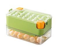 Bac À Glaçons Avec Récipient - Outil de Préparation de Boissons Glacées | Machine À Glaçons Avec Couvercle Pour Congélateur | pour la Maison, l'Appartement, le Bureau, le Bar, le Club, les