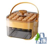 Bac à glaçons - Bac à glaçons à whisky avec poubelle et pelle, portable avec poignée, facile à démouler, sans pour cocktail, whisky, café