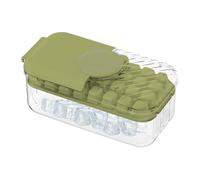 Bac à glaçons - Bac à glaçons avec couvercle - Grande capacité - Outil de congélation empilable à 32 grilles - Fournitures de fabrication de whisky pour cocktail, bière, café