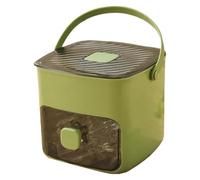 Bac à glaçons, bac à glaçons double couche en silicone 48 chambres avec couvercle et boîte de rangement - réutilisable, machine à glaçons étanche pour réfrigérateur (#Green)