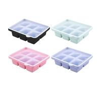 Bac à glaçons - Bacs à glaçons pour congélateur | Moule carré à 6 cavités pour whisky | Machine à démoulage facile, passe au lave-vaisselle | Réfrigérateur fête d'été en plein air jus bière café boiss