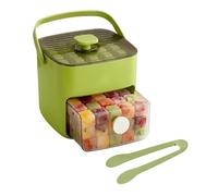 Bac à glaçons de type presse innovant en silicone de qualité alimentaire Machine à glaçons pratique pour les cocktails et les boissons quotidiennes Appuyez pour libérer le plateau
