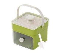 Bac à glaçons : design à libération par pression, récipient cube transparent, poignée de couvercle | Outil de congélation double couche pour whisky, café, cocktails, thé, camping en plein air