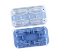 Bac à glaçons dinosaures avec moules en silicone, Blue | Avec des versions faciles pour les fêtes amusantes des et les boissons d ' été, machine à glaçons créative en