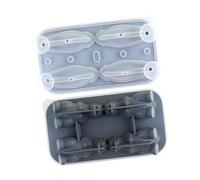 Bac à glaçons dinosaures avec moules en silicone, Gray | Avec des versions faciles pour les fêtes amusantes des et les boissons d ' été, machine à glaçons créative en