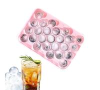 Bac à Glaçons Empilable 25 Alvéoles Avec Couvercle Amovible | Plateau À Glaçons Congélateur Avec Couvercle pour Whisky Bourbon Rafraîchissement Vin Camping-Car Maison Pique-Nique