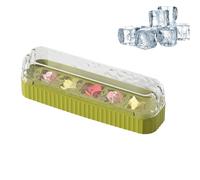 Bac à glaçons - empilable avec une capacité, design de poussée avec couvercle | Pour les vacances au vin de whisky Bourbon et de divertissement en camping-car, camping, maison, restaurant, fabrication