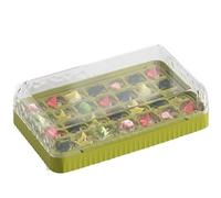 Bac à glaçons empilable de grande capacité | Bac à glaçons avec couvercle | Pour whisky, cocktails, camping-car, camping, voyage, maison, restaurant, pique-nique, plage