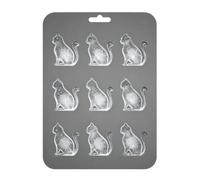Bac à glaçons en forme de cube 9 cavités de qualité alimentaire résistant à | Moules en silicone pour congélateur, cuisine, bar, fête, camping, whisky, cocktail, bourbon, bière, café, boisson