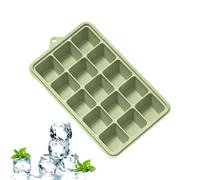 Bac à glaçons en silicone - 15 grilles avec couvercle à dégagement facile de qualité alimentaire | Plateaux de congélation de moules à glace en Silicone, pour Cocktail, café, eau, chocolat, bonbons, g