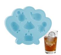 Bac à glaçons en silicone - 16 x 1,3 x 13,2 cm - Bac à glaçons réutilisable en forme d'animal pour la maison, la cuisine, les réunions de famille, les célébrations, les restaurants, les