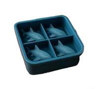 Bac à glaçons en silicone anti-adhésif avec design empilable pour une organisation efficace du congélateur et une libération constante de la forme du cube
