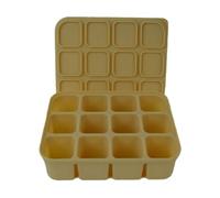 Bac à glaçons en silicone avec couvercle pour un démoulage facile et une prévention des odeurs, conception peu encombrante pour la cuisine ou le bureau, moules à glace pour pique-niques en plein air