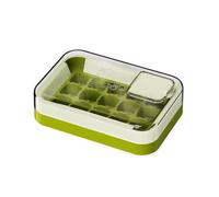 Bac à glaçons en silicone de grande capacité, passe au lave-vaisselle avec couvercle, pour cuisiniers à domicile, divertissements - Retrait facile, réutilisable pour les boissons, les desserts, les