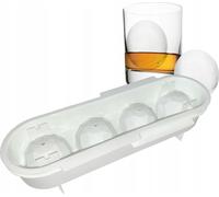 Bac à glaçons en silicone Diamant Moule 4 pièces grandes boules de glace Boissons Bar