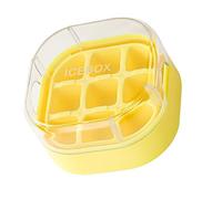 Bac À Glaçons En Silicone Flexible Mécanisme De Libération Par Poussée 9 Cellules Avec Couvercle Hygiénique Facile Démonter Fabricant Plateau En Silicone Permettant