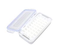 Bac à glaçons en silicone grande capacité 1,7 L pour 72 glaçons avec joint d'étanchéité pour cocktails, whisky, brandy, chocolat, aliments pour bébés, non toxique, sans BPA