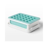 OXO Good Grips - Bac à glaçons avec couvercle en silicone, petit format, pour 48 petits glaçons de 2,2 cm.