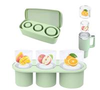 Bac à Glaçons En Silicone Pour Tasse Stanley, 3 En 1 Moule à Glace En Silicone Pour Gobelets De 20 à 40 Oz, Réutilisable Glacons Moule Pour Cocktails, Whisky, Café Et Jus De Fruits