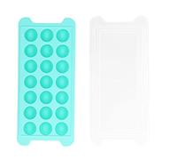 Bac à glaçons flexible en silicone avec couvercle amovible, 21 compartiments, pour la maison et la cuisine