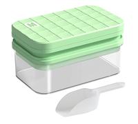 Bac à glaçons pour congélateur avec couvercle, moule à 56 grilles pour congélateur avec pelle, cube de refroidissement de grande capacité pour tequila, vodka, whisky, boissons froides