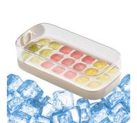 Bac à glaçons pour congélateur avec couvercle | Plateau en silicone pour glaçons 21 compartiments pour congélateur | Moule alimentaire flexible pour boissons réfrigérateur