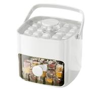 Bac à glaçons pour congélateur - Bac à glaçons avec couvercle | Outil portable facile à libérer pour la vie quotidienne, pique-nique, fête, cuisine