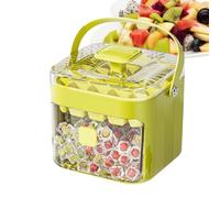 Bac à glaçons pour congélateur - Bac à glaçons empilable avec couvercle - Avec poignée, type presse, 48 compartiments pour usage domestique commercial et camping en plein air