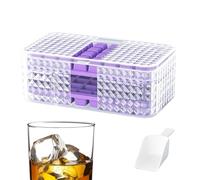 Bac à glaçons pour congélateur - Bac à glaçons pour réfrigérateur - Bac de rangement pour café, whisky, boissons