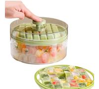 Bac à glaçons pour congélateur | Boîte à moules antiadhésive et empilable - Kit avec Rangement pour Café et Jus | Pour bar à domicile, cocktails, café, whisky, préparation de repas et