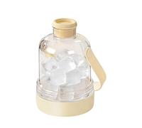 Bac à glaçons pour congélateur - Moule de congélation de bloc froid, paille intégrée et bouteille de boisson à poignée, récipient de génération de cubes réfrigérés à double usage, récipient de