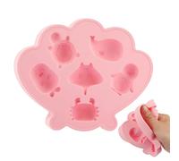 Bac à glaçons pour congélateur - moule de congélation réutilisable avec motif animal, moule à chocolat, moule à cube fantaisie en silicone, ensemble de cuisson flexible anti-adhésif | pour