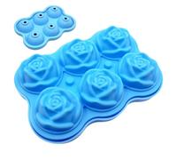 Bac à glaçons pour roses, moules à glaçons pour cocktails | Moule en silicone pour glaçons à fleurs | Bacs à glaçons réutilisables pour congélateur, outils de cuisine, moule