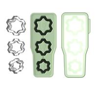 Bac à glaçons pour tasse Stanley, moules à glaçons en silicone avec couvercle et poubelle pour gobelet de 50,8 à 1200 ml, whisky, café, facile à remplir et à démouler (vert)