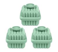 Bac à glaçons pour whisky, moule à glaçons en silicone, lot de 3 bacs à glaçonsportables en forme de losange avec couvercle, récipient àglaçons réutilisable de 6,35 cm pour whisky, cocktails, réfrig