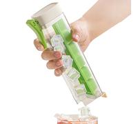 Bac à glaçons | Presse anti-déversement à 6 compartiments avec couvercle | Boîte à glaçons cube pour congélateur - pour boissons, café, jus, bière, whisky, réfrigérateur, maison, appartement, dortoir